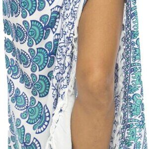 Women's Rayon Sarong Beach Cover Up Wrap Boho UV Protection Festival Wear
